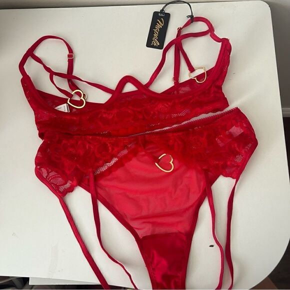 NWT Mapale 8727 The Love Letter Two Piece Set l/xl - Picture 3 of 4